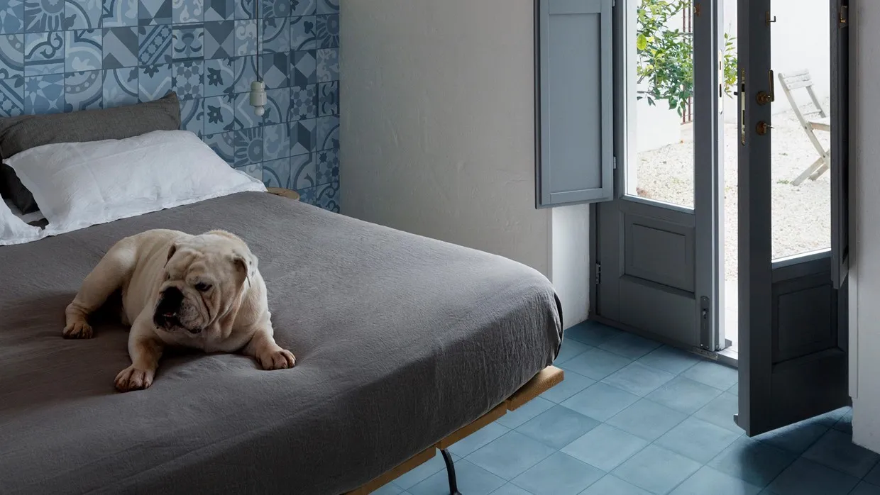 Cementtegellook