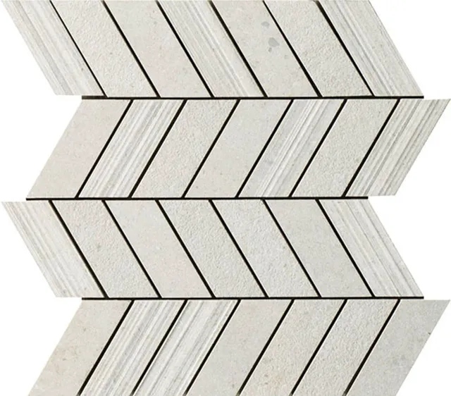 Italgraniti Silver Grain White Chevr