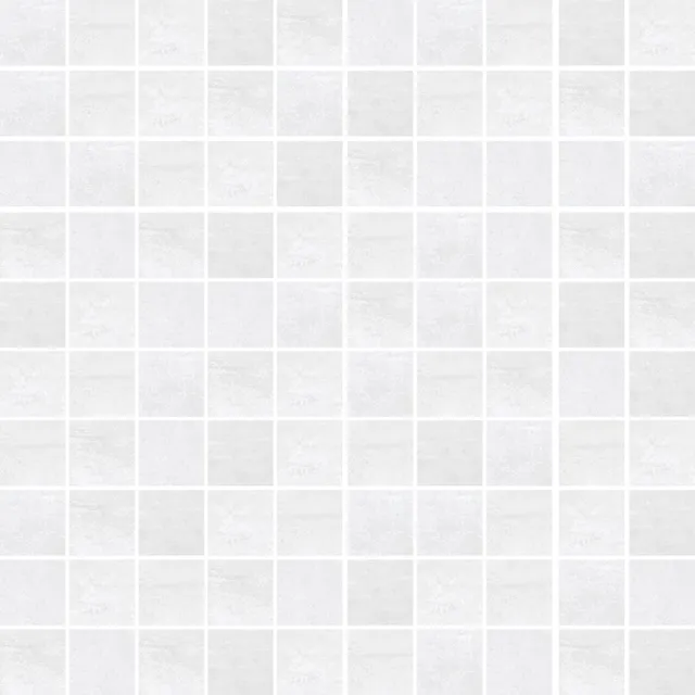 Floor Gres Rawtech White Moz