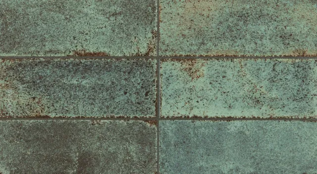 Porcelanosa Vetri Green Brick L Decor
