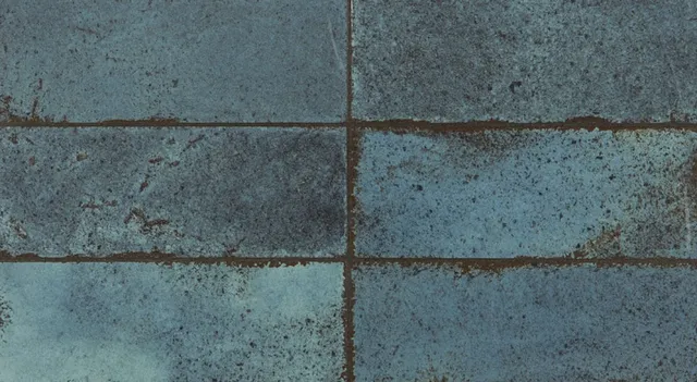 Porcelanosa Vetri Blu Brick Decor