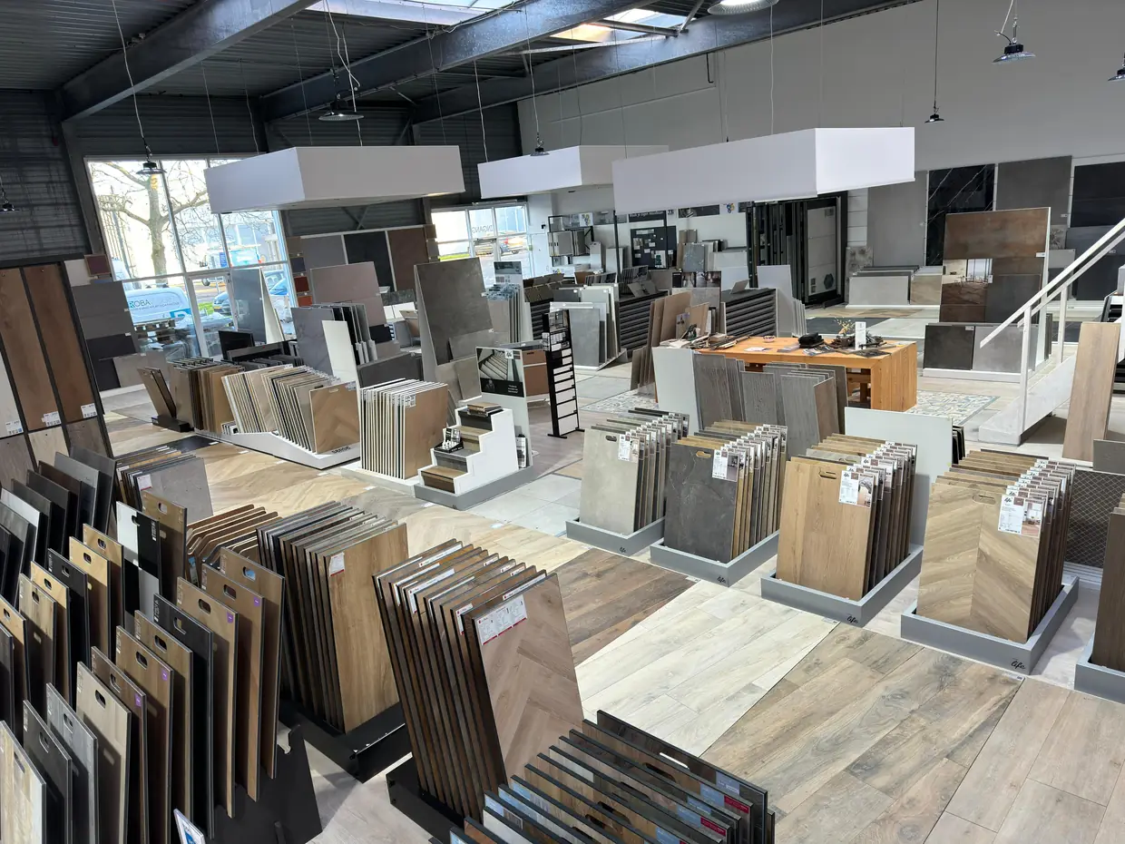 Showroom van Roba Vloeren in Goes