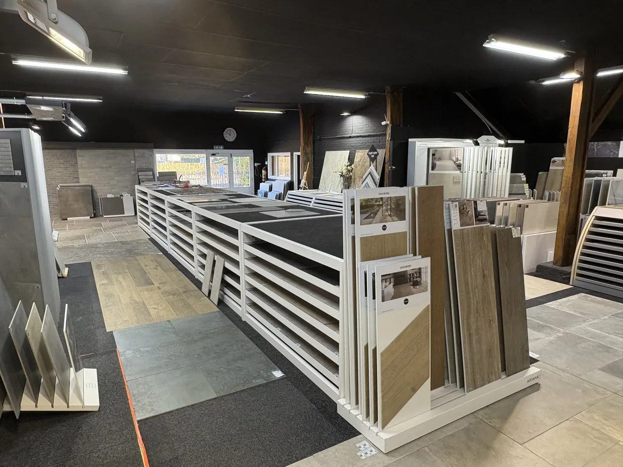Showroom van Tegelcentrum De Klomp in De Klomp
