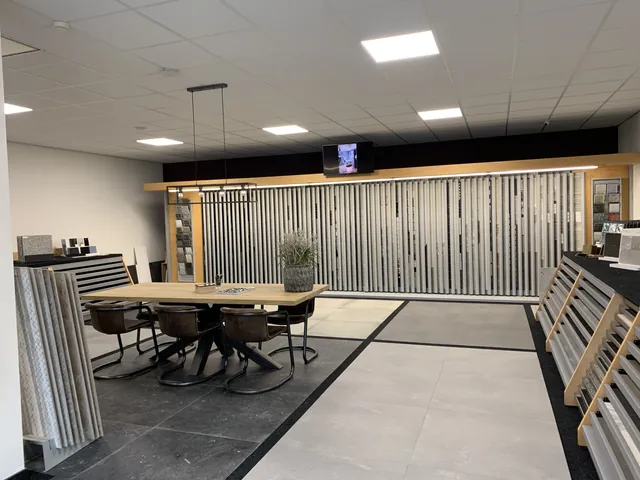 Showroom van Van Wezel Tegelwerken in Ammerzoden